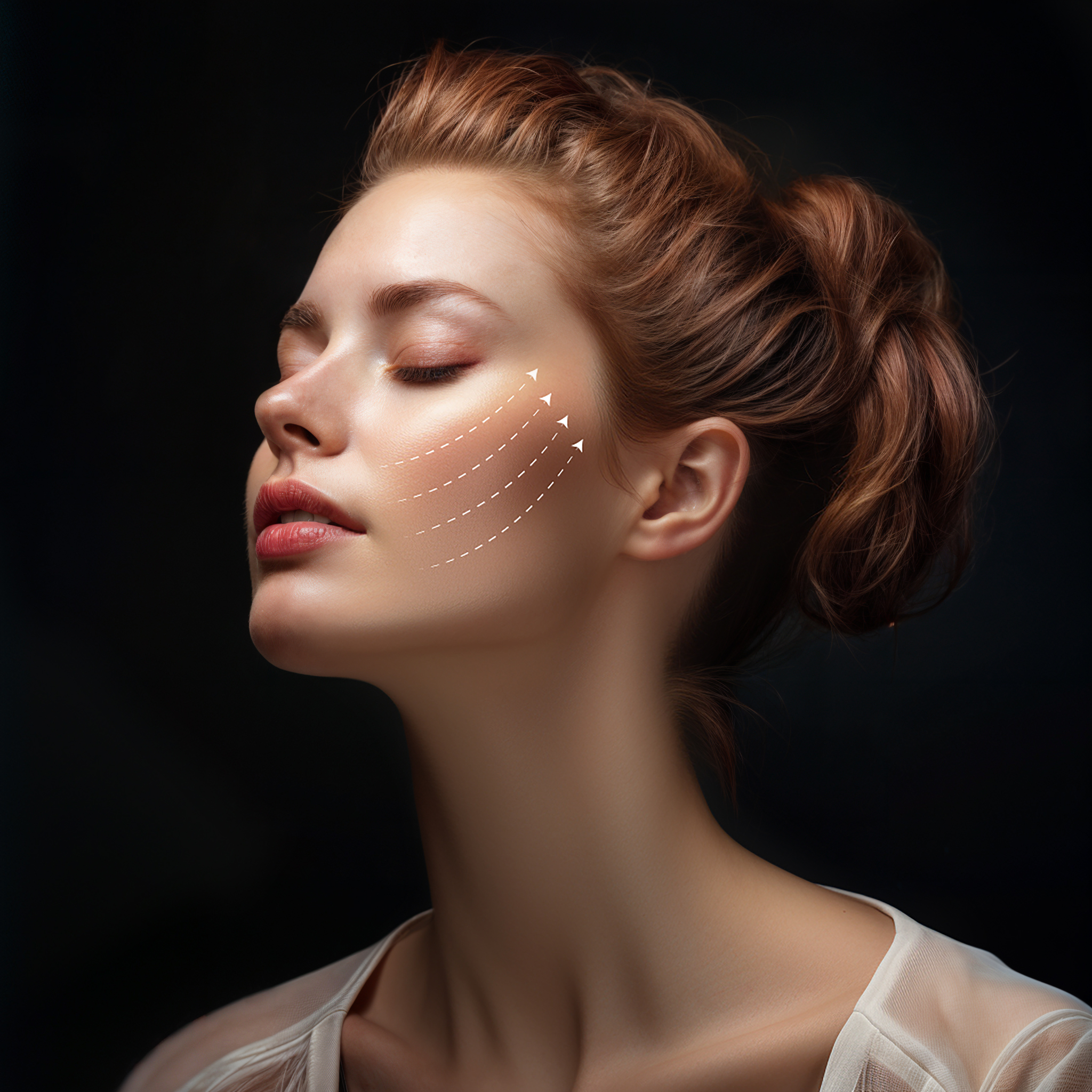 woman-with-freckles-her-face-eyes-are-painted-with-dots